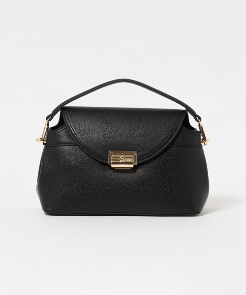 green label relaxing(グリーンレーベルリラクシング)の「2WAY 金具 フラップショルダーバッグ(トートバッグ・レディース・ワイン/ブラック・FREE)」の2枚目の写真