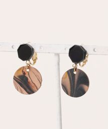 【irodori】marble 黒 earring
