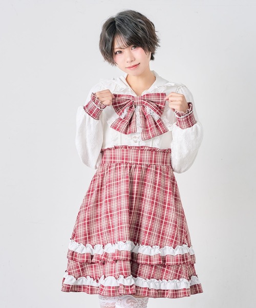 DearMyLove（ディアマイラブ）の「【サンリオ×DML】なりきりアイドルワンピース（ワンピース・レディース・ホワイト/ベビーピンク/ブルー/ブラック・M-L/3L）」の2枚目の写真