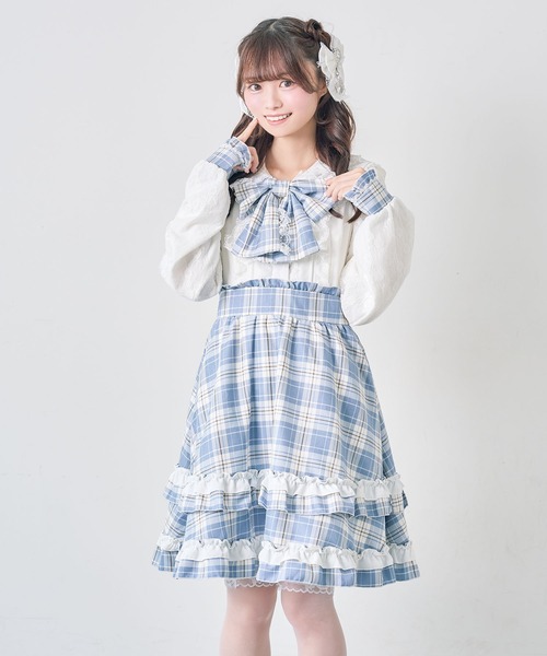 DearMyLove（ディアマイラブ）の「【サンリオ×DML】なりきりアイドルワンピース（ワンピース・レディース・ホワイト/ベビーピンク/ブルー/ブラック・M-L/3L）」の7枚目の写真