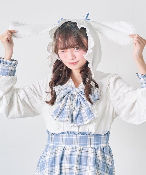 DearMyLove（ディアマイラブ）の「【サンリオ×DML】なりきりアイドルワンピース（ワンピース・レディース・ホワイト/ベビーピンク/ブルー/ブラック・M-L/3L）」の8枚目の写真