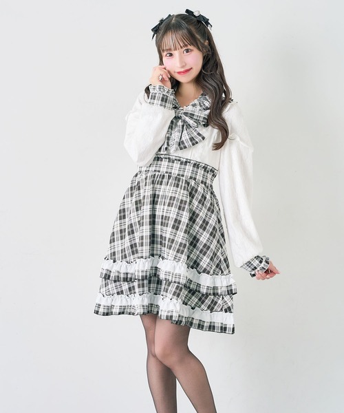 DearMyLove（ディアマイラブ）の「【サンリオ×DML】なりきりアイドルワンピース（ワンピース・レディース・ホワイト/ベビーピンク/ブルー/ブラック・M-L/3L）」の11枚目の写真