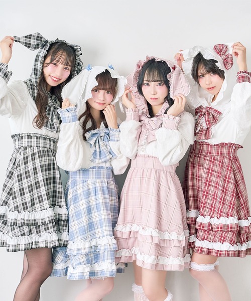 DearMyLove（ディアマイラブ）の「【サンリオ×DML】なりきりアイドルワンピース（ワンピース・レディース・ホワイト/ベビーピンク/ブルー/ブラック・M-L/3L）」の13枚目の写真