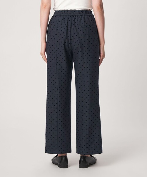 green label relaxing（グリーンレーベルリラクシング）の「［size SHORT/TALLあり］キモウ ドット ニーハイフレアパンツ（その他パンツ・レディース・ネイビー/ブラック・42/38/36/40/34/SHORT/TALL/44）」の13枚目の写真
