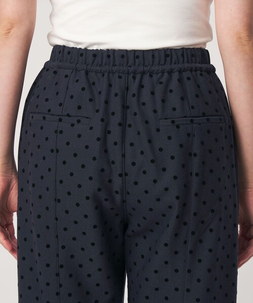 green label relaxing（グリーンレーベルリラクシング）の「［size SHORT/TALLあり］キモウ ドット ニーハイフレアパンツ（その他パンツ・レディース・ネイビー/ブラック・42/38/36/40/34/SHORT/TALL/44）」の15枚目の写真