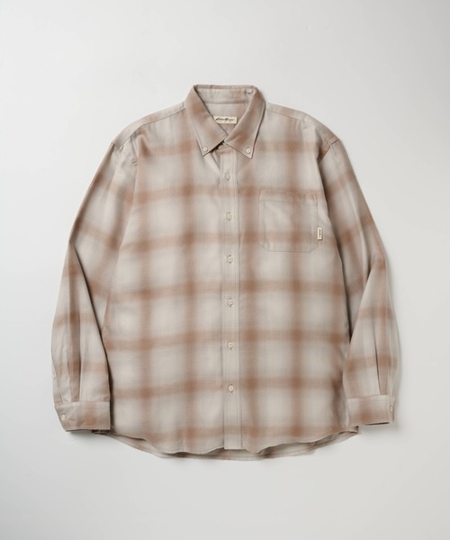 Eddie Bauer（エディーバウアー）の「エディーズクラシック 長袖 フランネルシャツ（シャツ/ブラウス・メンズ・ライトグレー系/ネイビー系/ダークブラウン系・S/M/L/XL/XXL）」の22枚目の写真