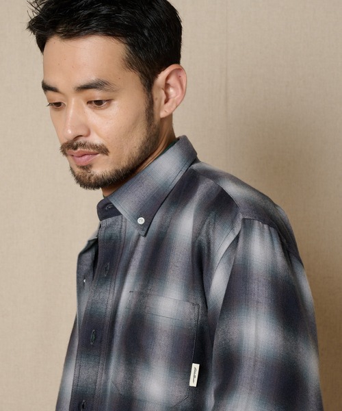 Eddie Bauer（エディーバウアー）の「エディーズクラシック 長袖 フランネルシャツ（シャツ/ブラウス・メンズ・ライトグレー系/ネイビー系/ダークブラウン系・S/M/L/XL/XXL）」の15枚目の写真