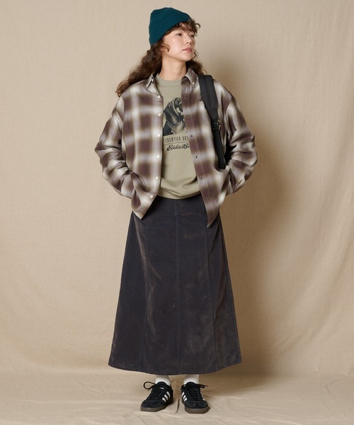 Eddie Bauer（エディーバウアー）の「エディーズクラシック 長袖 フランネルシャツ（シャツ/ブラウス・メンズ・ライトグレー系/ネイビー系/ダークブラウン系・S/M/L/XL/XXL）」の13枚目の写真