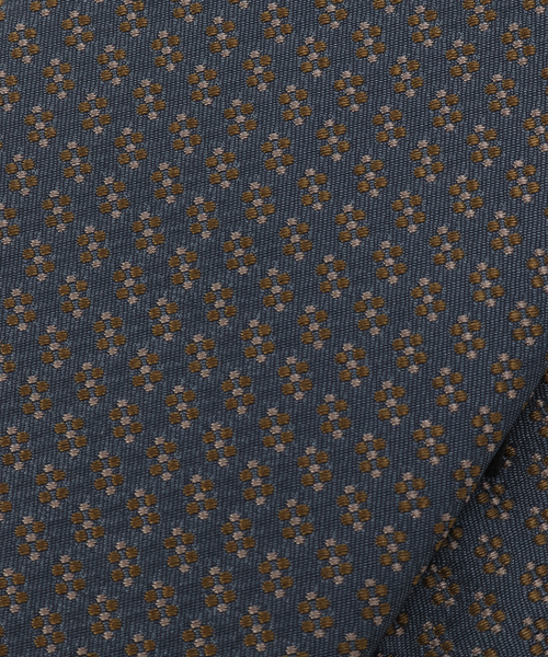 EDIFICE（エディフィス）の「Holliday & Brown(ホリデー & ブラウン) Small Oval Pattern Tie（ネクタイ・メンズ・グレー/ネイビー・FREE）」の6枚目の写真