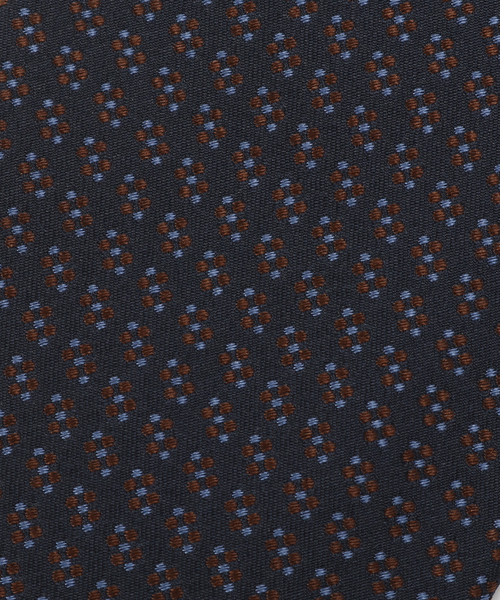 EDIFICE（エディフィス）の「Holliday & Brown(ホリデー & ブラウン) Small Oval Pattern Tie（ネクタイ・メンズ・グレー/ネイビー・FREE）」の7枚目の写真