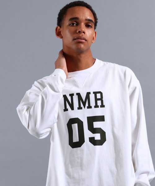NUMERALS（ヌメラルズ）の「[NUMERALS]NO WORRIES HIGH-DENSITY JERSEY TEE（Tシャツ/カットソー・メンズ・レッド/ホワイト/ブラック・LARGE/MEDIUM）」の2枚目の写真
