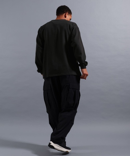NUMERALS（ヌメラルズ）の「[NUMERALS]NO WORRIES HIGH-DENSITY JERSEY TEE（Tシャツ/カットソー・メンズ・レッド/ホワイト/ブラック・LARGE/MEDIUM）」の9枚目の写真
