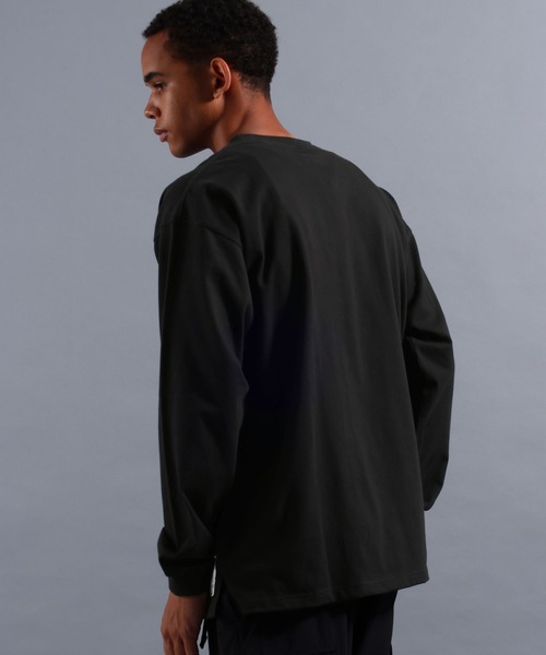 NUMERALS（ヌメラルズ）の「[NUMERALS]NO WORRIES HIGH-DENSITY JERSEY TEE（Tシャツ/カットソー・メンズ・レッド/ホワイト/ブラック・LARGE/MEDIUM）」の11枚目の写真