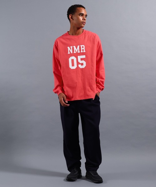 NUMERALS（ヌメラルズ）の「[NUMERALS]NO WORRIES HIGH-DENSITY JERSEY TEE（Tシャツ/カットソー・メンズ・レッド/ホワイト/ブラック・LARGE/MEDIUM）」の12枚目の写真