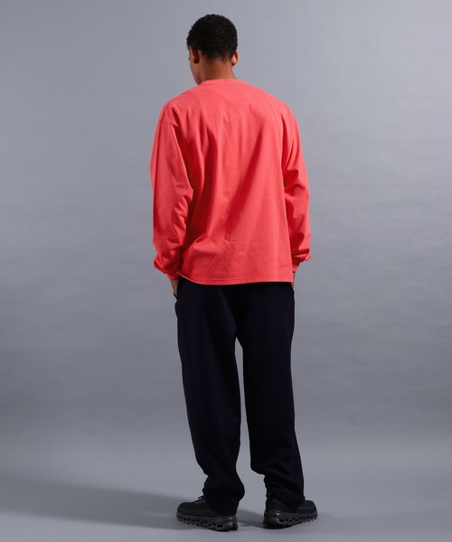 NUMERALS（ヌメラルズ）の「[NUMERALS]NO WORRIES HIGH-DENSITY JERSEY TEE（Tシャツ/カットソー・メンズ・レッド/ホワイト/ブラック・LARGE/MEDIUM）」の14枚目の写真