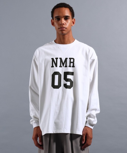 NUMERALS（ヌメラルズ）の「[NUMERALS]NO WORRIES HIGH-DENSITY JERSEY TEE（Tシャツ/カットソー・メンズ・レッド/ホワイト/ブラック・LARGE/MEDIUM）」の18枚目の写真