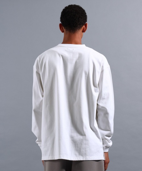 NUMERALS（ヌメラルズ）の「[NUMERALS]NO WORRIES HIGH-DENSITY JERSEY TEE（Tシャツ/カットソー・メンズ・レッド/ホワイト/ブラック・LARGE/MEDIUM）」の20枚目の写真