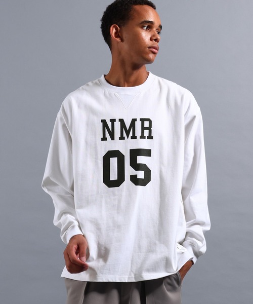 NUMERALS（ヌメラルズ）の「[NUMERALS]NO WORRIES HIGH-DENSITY JERSEY TEE（Tシャツ/カットソー・メンズ・レッド/ホワイト/ブラック・LARGE/MEDIUM）」の5枚目の写真