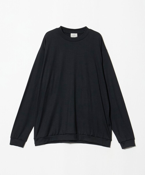green label relaxing(グリーンレーベルリラクシング)の「クリア ウール クルーネック カットソー(Tシャツ/カットソー・メンズ・ブラック/ダークオレンジ/グレー系・L/S/XL/M)」の2枚目の写真