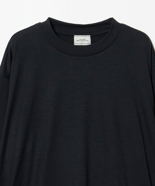 green label relaxing(グリーンレーベルリラクシング)の「クリア ウール クルーネック カットソー(Tシャツ/カットソー・メンズ・ブラック/ダークオレンジ/グレー系・L/S/XL/M)」の11枚目の写真