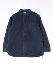 【HOUSTON】ヒューストン SOLID VIYELLA SHIRT ソリッドビエラシャツ