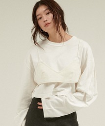 ベロアリバーシブルビスチェ / 【 LA PEAU DE GEM 】 velor reversible bustier