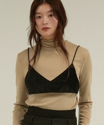 ベロアリバーシブルビスチェ / 【 LA PEAU DE GEM 】 velor reversible bustier