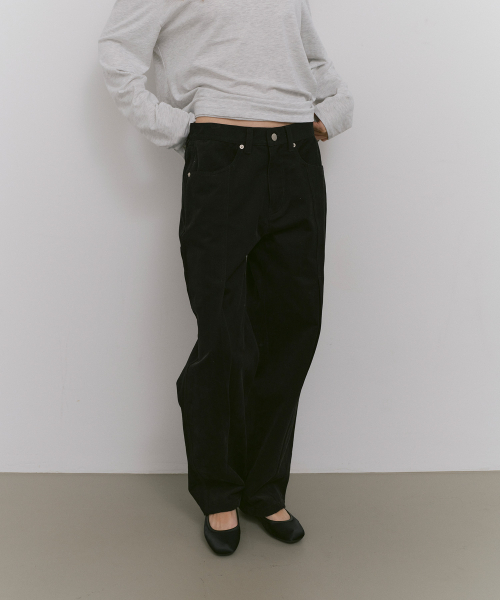CACELE（カッセル）の「パネルポケットコットンパンツ（ブラック）（その他パンツ・レディース・その他・SMALL/MEDIUM）」の2枚目の写真