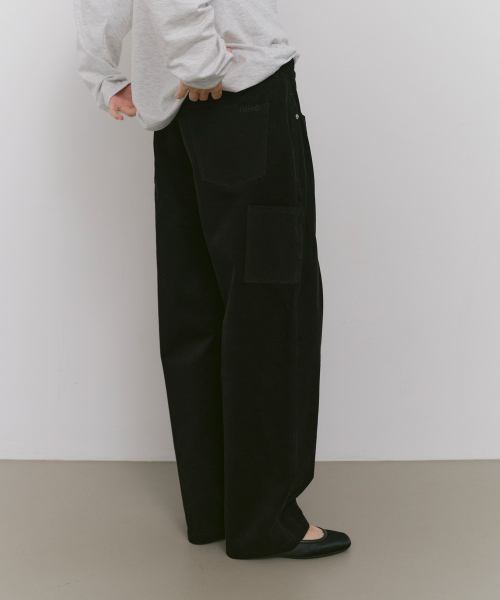 CACELE（カッセル）の「パネルポケットコットンパンツ（ブラック）（その他パンツ・レディース・その他・SMALL/MEDIUM）」の3枚目の写真