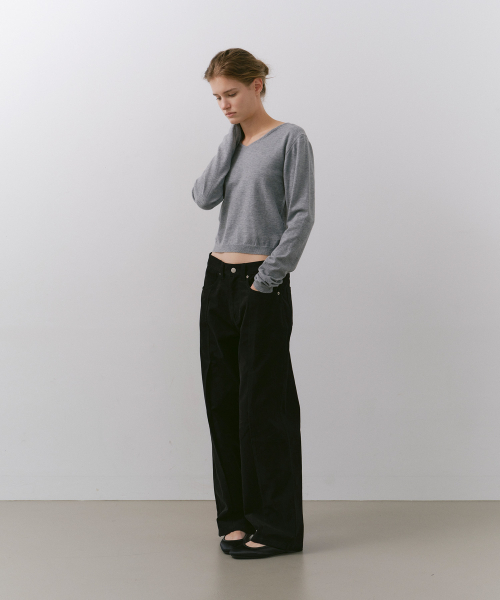 CACELE（カッセル）の「パネルポケットコットンパンツ（ブラック）（その他パンツ・レディース・その他・SMALL/MEDIUM）」の6枚目の写真