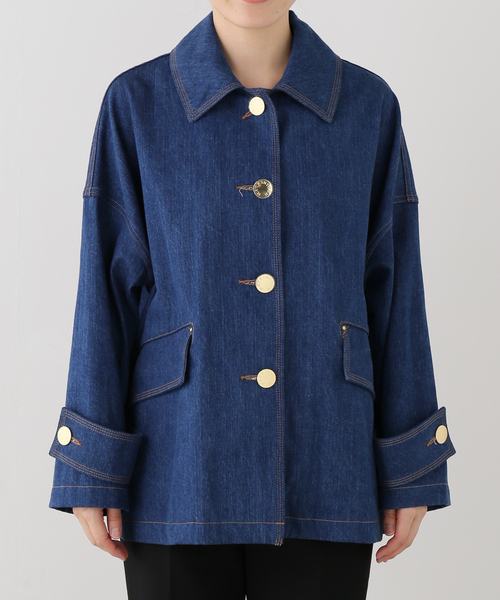 IENA（イエナ）の「MACKINTOSH/マッキントッシュ HUMBIE DNM JACKET MB ジャケット L262ND1023BZB（デニムジャケット・レディース・ブルー・38）」の12枚目の写真