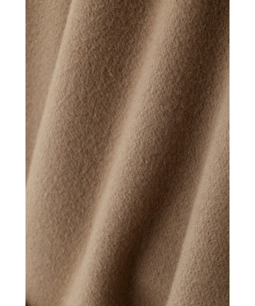 YLEVE(イレーヴ)の「YLEVE / LAMBSWOOL DOUBLE CLOTH BEAVER CO(ダウンジャケット/コート・メンズ・ブラウン・3/4)」の2枚目の写真