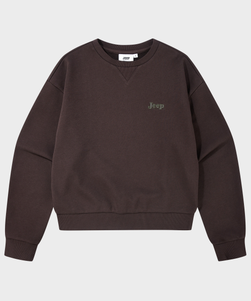 JEEP（ジープ）の「WOMEN セリフ スモールロゴ スウェット (JR5TSF843BR)（スウェット・レディース・その他・MEDIUM/LARGE/SMALL/X-LARGE）」の2枚目の写真