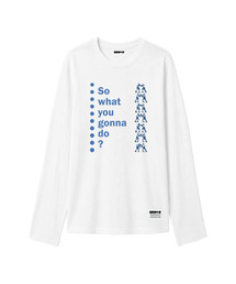 オーバーサイズ WHAT YOU 長袖Tシャツ