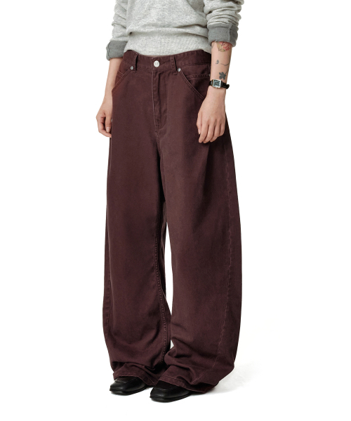 DECET WOMEN(デケット ウーマン)の「Cinchback バレルワイドレッグパンツ DCWPT022PURPLE(その他パンツ・レディース・その他・SMALL/MEDIUM/LARGE/X-SMALL)」の10枚目の写真