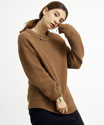 UNITED TOKYO | リュクスキャメル100ニットプルオーバー(ニット/セーター)