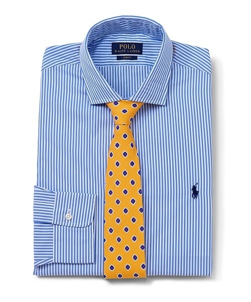 POLO RALPH LAUREN（ポロ ラルフ ローレン）の「スリムフィット ポプリン ドレスシャツ（シャツ/ブラウス・メンズ・ブルー系5/ブルー系その他・16/15//16//14//15 ）」の2枚目の写真