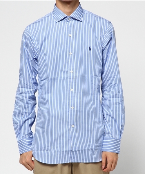 POLO RALPH LAUREN（ポロ ラルフ ローレン）の「スリムフィット ポプリン ドレスシャツ（シャツ/ブラウス・メンズ・ブルー系5/ブルー系その他・16/15//16//14//15 ）」の7枚目の写真