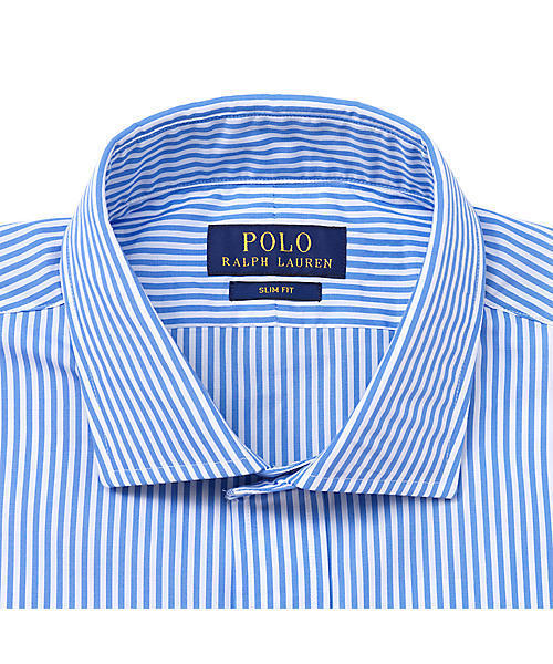 POLO RALPH LAUREN（ポロ ラルフ ローレン）の「スリムフィット ポプリン ドレスシャツ（シャツ/ブラウス・メンズ・ブルー系5/ブルー系その他・16/15//16//14//15 ）」の12枚目の写真
