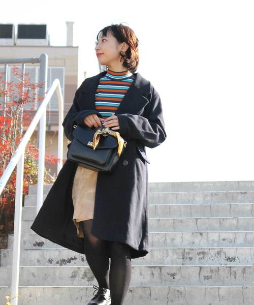 Denime（ドゥニーム）の「フェイクスウェードラップスカート（スカート・レディース・ベージュ/ブラック/カーキ・FREE）」の12枚目の写真