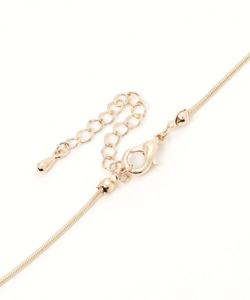 N.(N. Natural Beauty Basic)(エヌエヌナチュラルビューティーベーシック)の「ウッドモチーフネックレス(ネックレス・レディース・ゴールド・FREE)」の3枚目の写真