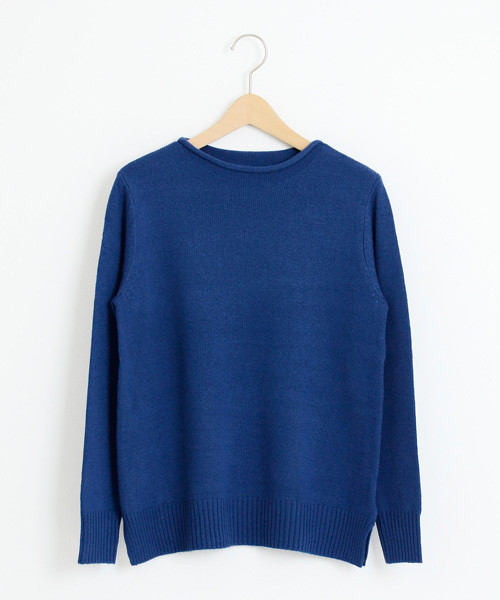 NIMES（ニーム）の「Inspiration ボトルN P/O（ニット/セーター・レディース・オフホワイト/ブルー/グレー/サックスブルー・ONE SIZE）」の4枚目の写真