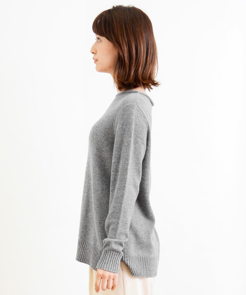 NIMES（ニーム）の「Inspiration ボトルN P/O（ニット/セーター・レディース・オフホワイト/ブルー/グレー/サックスブルー・ONE SIZE）」の6枚目の写真