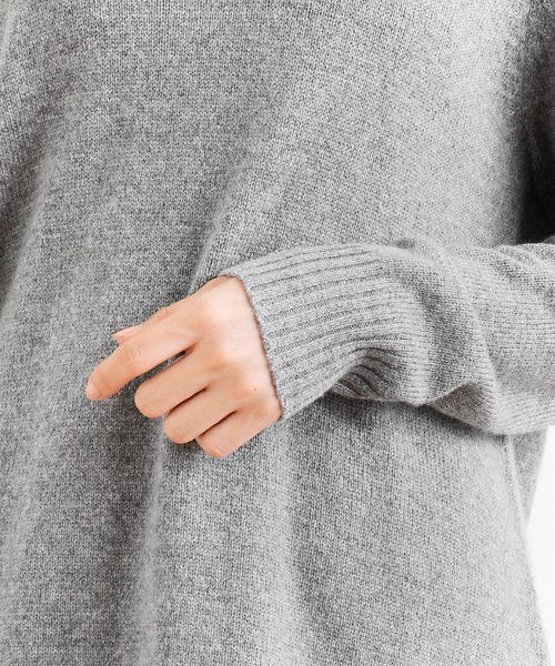 NIMES（ニーム）の「Inspiration ボトルN P/O（ニット/セーター・レディース・オフホワイト/ブルー/グレー/サックスブルー・ONE SIZE）」の9枚目の写真