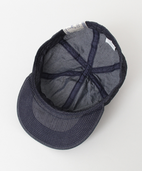WORK NOT WORK URBAN RESEARCH(ワークノットワークアーバンリサーチ)の「THE H.W.DOG&CO. CYCAP(キャップ・メンズ・インディゴブルー/ブラック・38)」の7枚目の写真