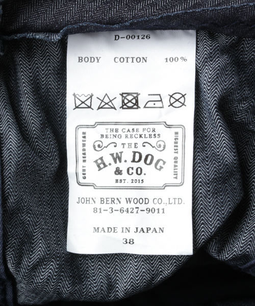 WORK NOT WORK URBAN RESEARCH(ワークノットワークアーバンリサーチ)の「THE H.W.DOG&CO. CYCAP(キャップ・メンズ・インディゴブルー/ブラック・38)」の10枚目の写真