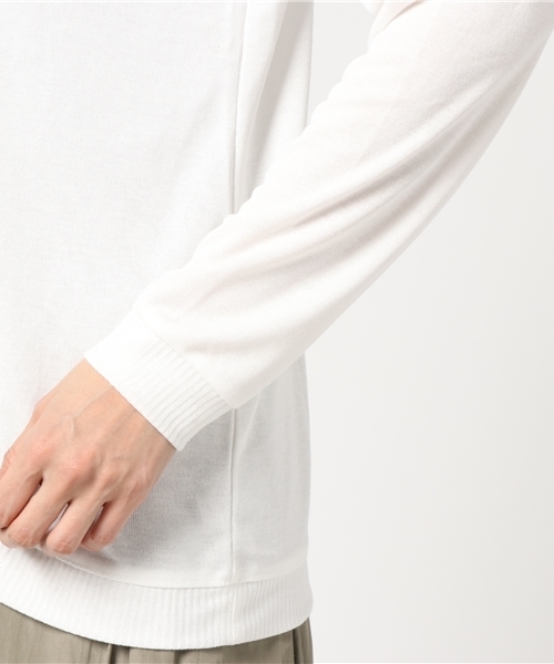 Honeys（ハニーズ）の「ラウンドカーディガン（カーディガン/ボレロ・レディース・ネイビー/イエロー/オレンジ/ブラック/オフホワイト/グレー/ピンク・M/L/LL）」の12枚目の写真