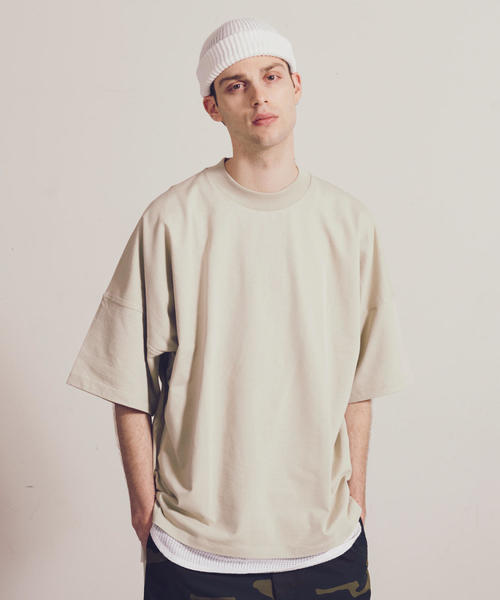 MONKEY TIME(モンキータイム)の「<monkey time> TJK DOLEMAN SLEEVE TEE/Tシャツ ◆(Tシャツ/カットソー・メンズ・ブラック/ベージュ/コバルトブルー/レッド/ホワイト/ライトピンク・X-LARGE/LARGE/MEDIUM/SMALL)」の3枚目の写真