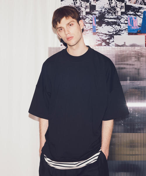 MONKEY TIME(モンキータイム)の「<monkey time> TJK DOLEMAN SLEEVE TEE/Tシャツ ◆(Tシャツ/カットソー・メンズ・ブラック/ベージュ/コバルトブルー/レッド/ホワイト/ライトピンク・X-LARGE/LARGE/MEDIUM/SMALL)」の2枚目の写真