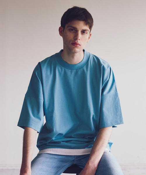 MONKEY TIME(モンキータイム)の「<monkey time> TJK DOLEMAN SLEEVE TEE/Tシャツ ◆(Tシャツ/カットソー・メンズ・ブラック/ベージュ/コバルトブルー/レッド/ホワイト/ライトピンク・X-LARGE/LARGE/MEDIUM/SMALL)」の17枚目の写真